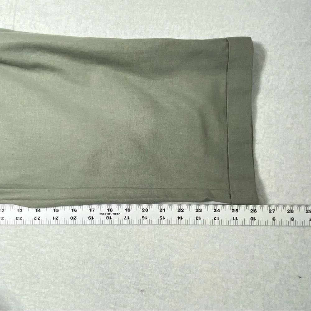 Falls Creek Cargo Pants Women Plus 24 Sage Gray Crop Stretch Casual Workwear NWT - Picture 15 of 16